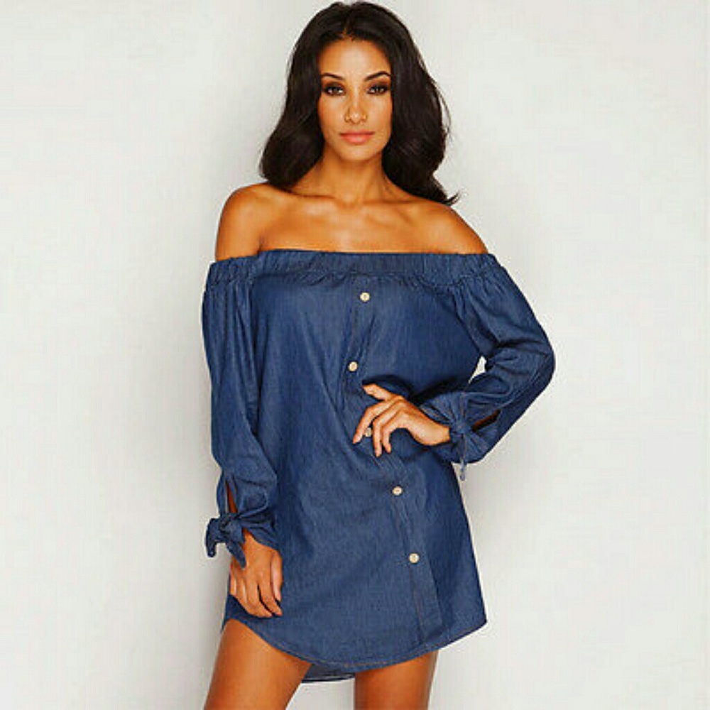 ⚘Women's off the shoulder dress