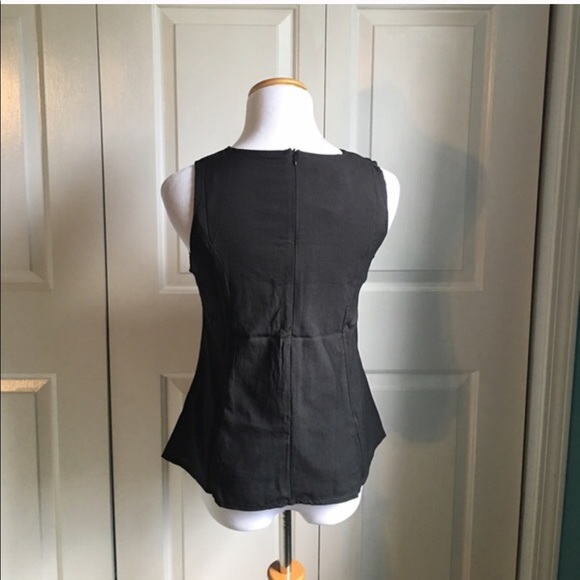 Black Lace Crotchet Top - Picture 2 of 4