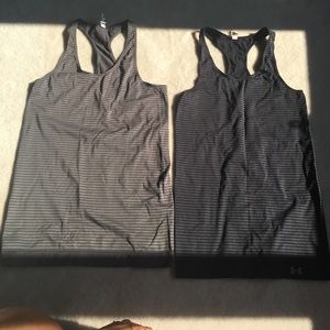 2 under Armour tank tops