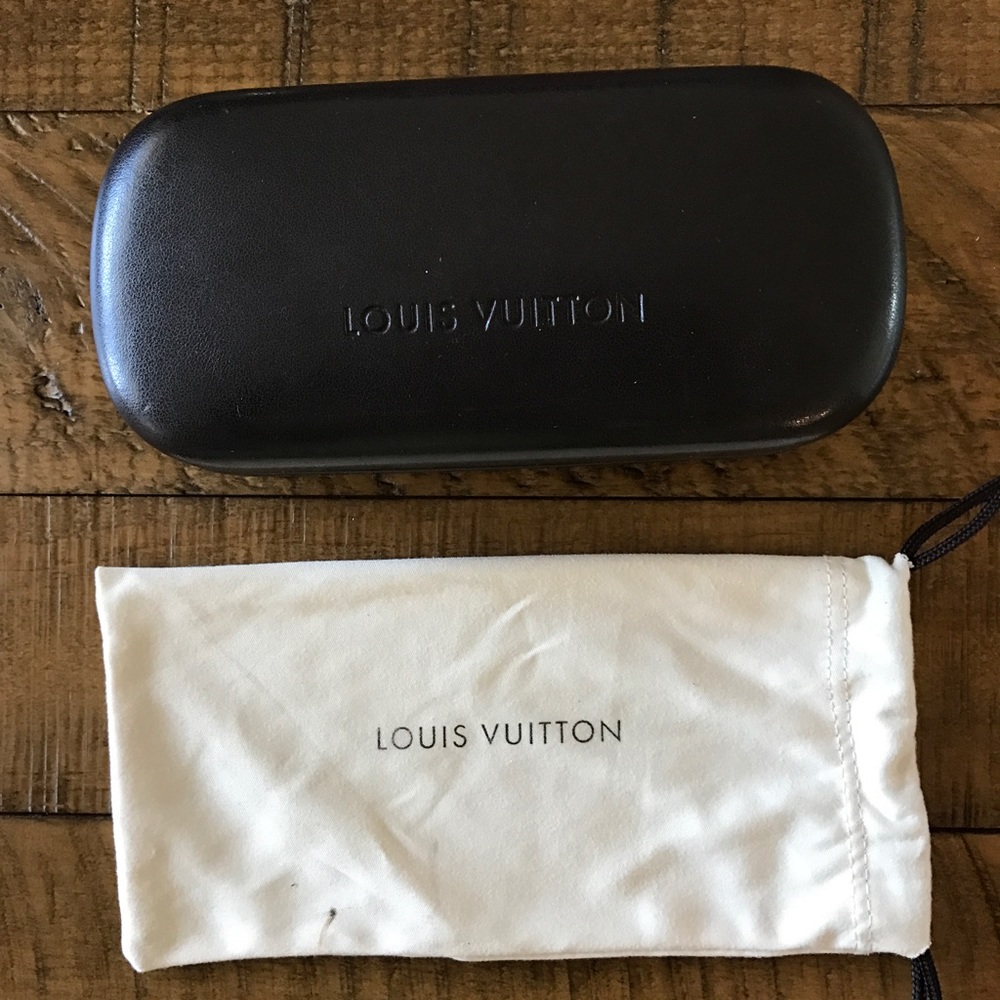 Louis Vuitton reading glasses case and bag