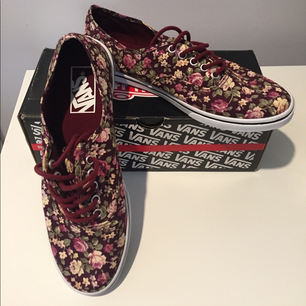Brand new floral vans