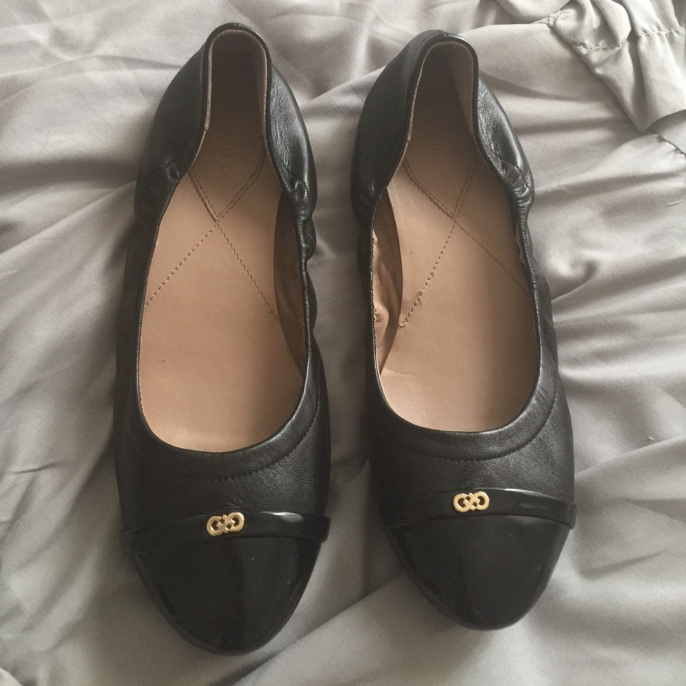 Cole Haan black ballet flats