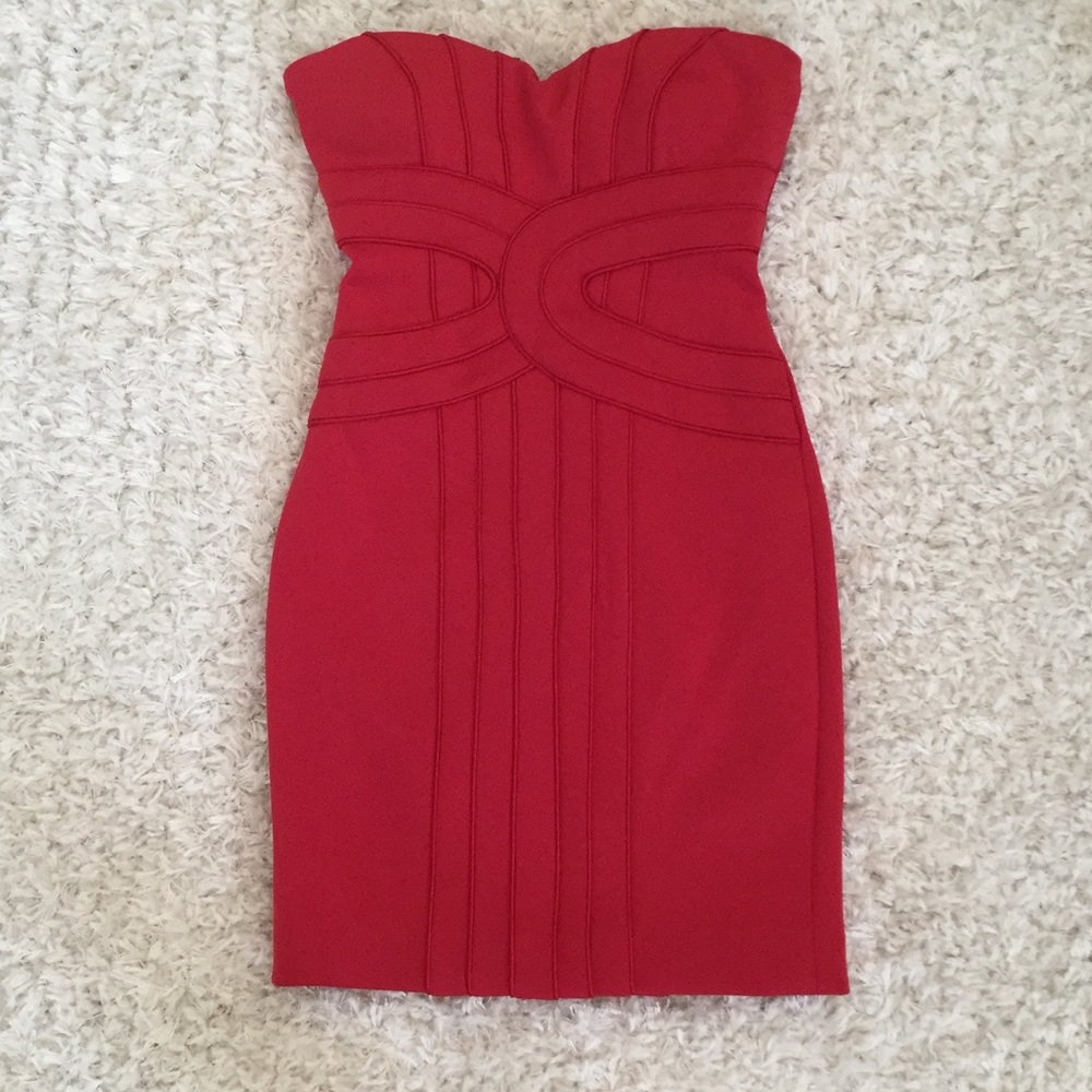 Red Bebe Dress