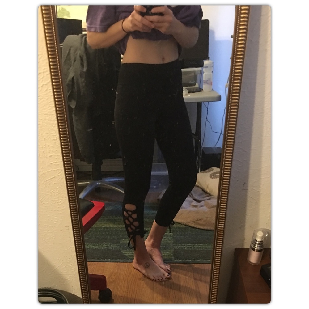 Lace-Up Leggings