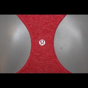 Lululemon Red Cool Racer Back Athletic Tee