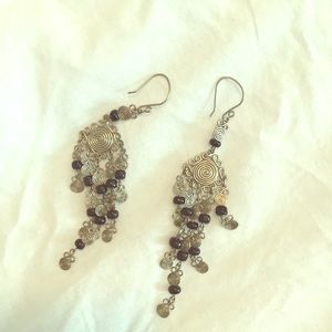 Handmade silver earrings