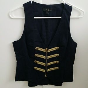 Navy blue vest