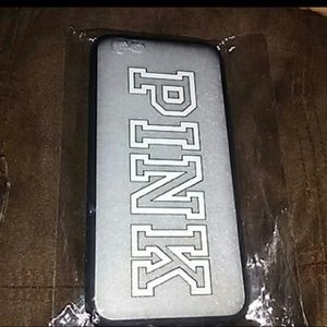 Clear pink phone case