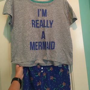 "I'm really a Mermaid" Pajamas Combo