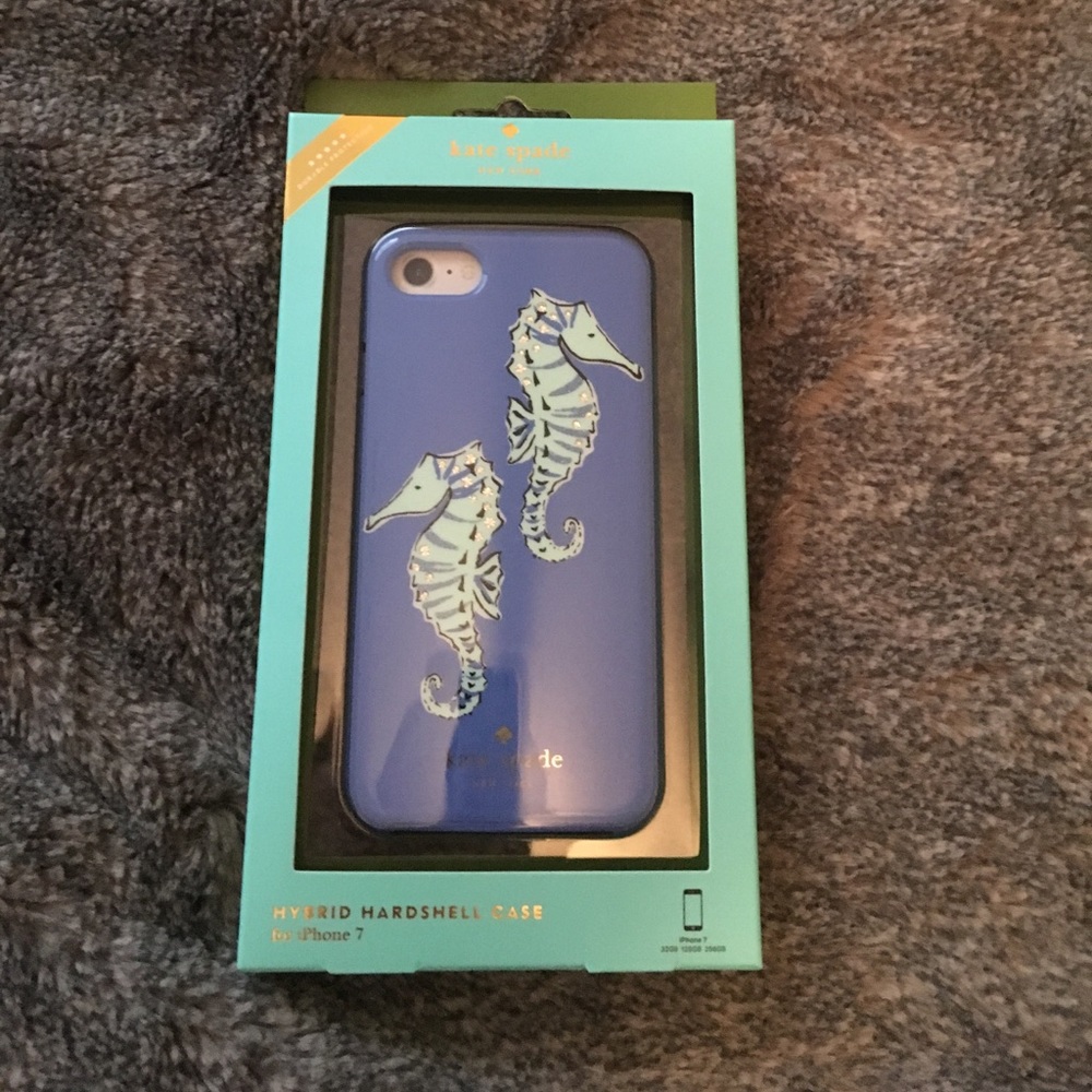 Kate Spade seahorse iPhone 7 case
