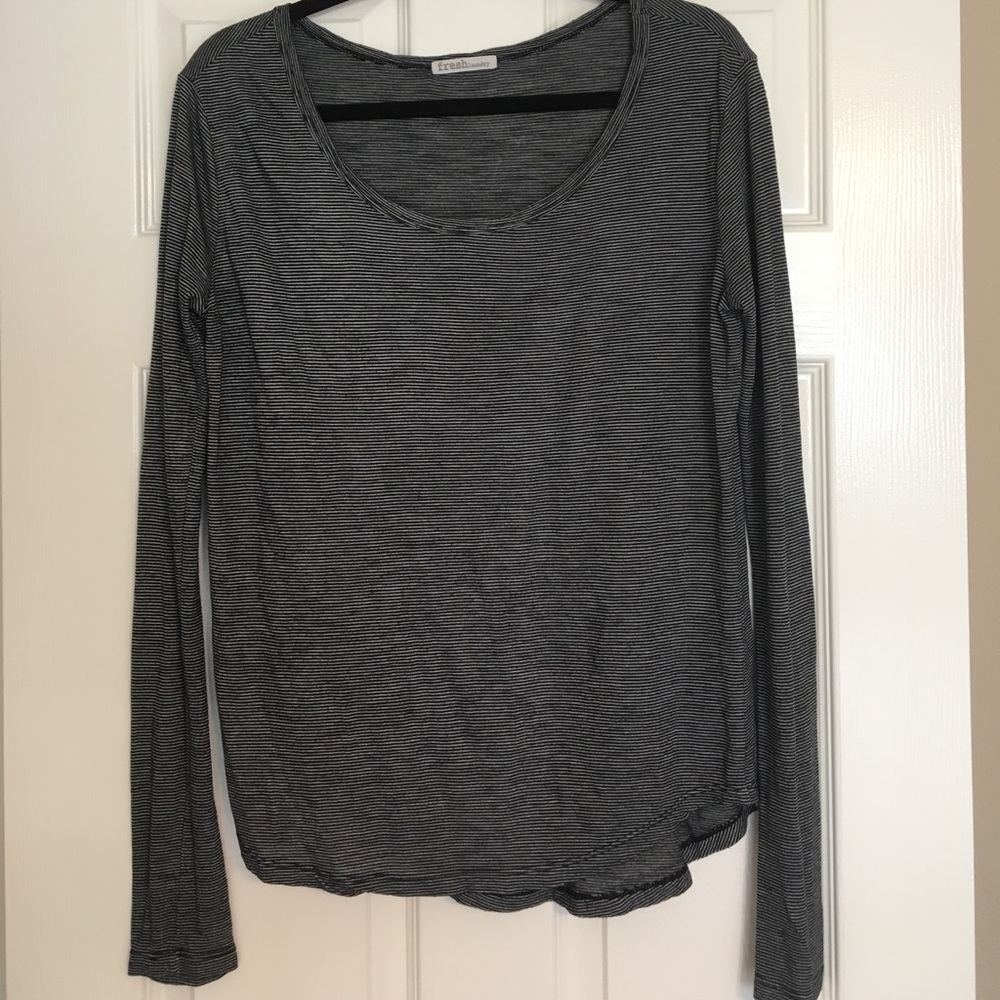 Fresh Laundry swoop neck long sleeve