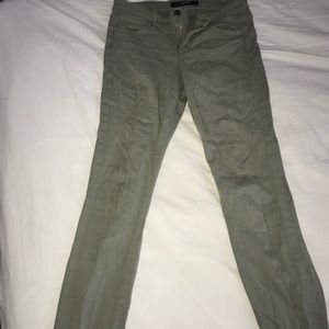 Joe's JD Pastel Army Green Jegging Jeans