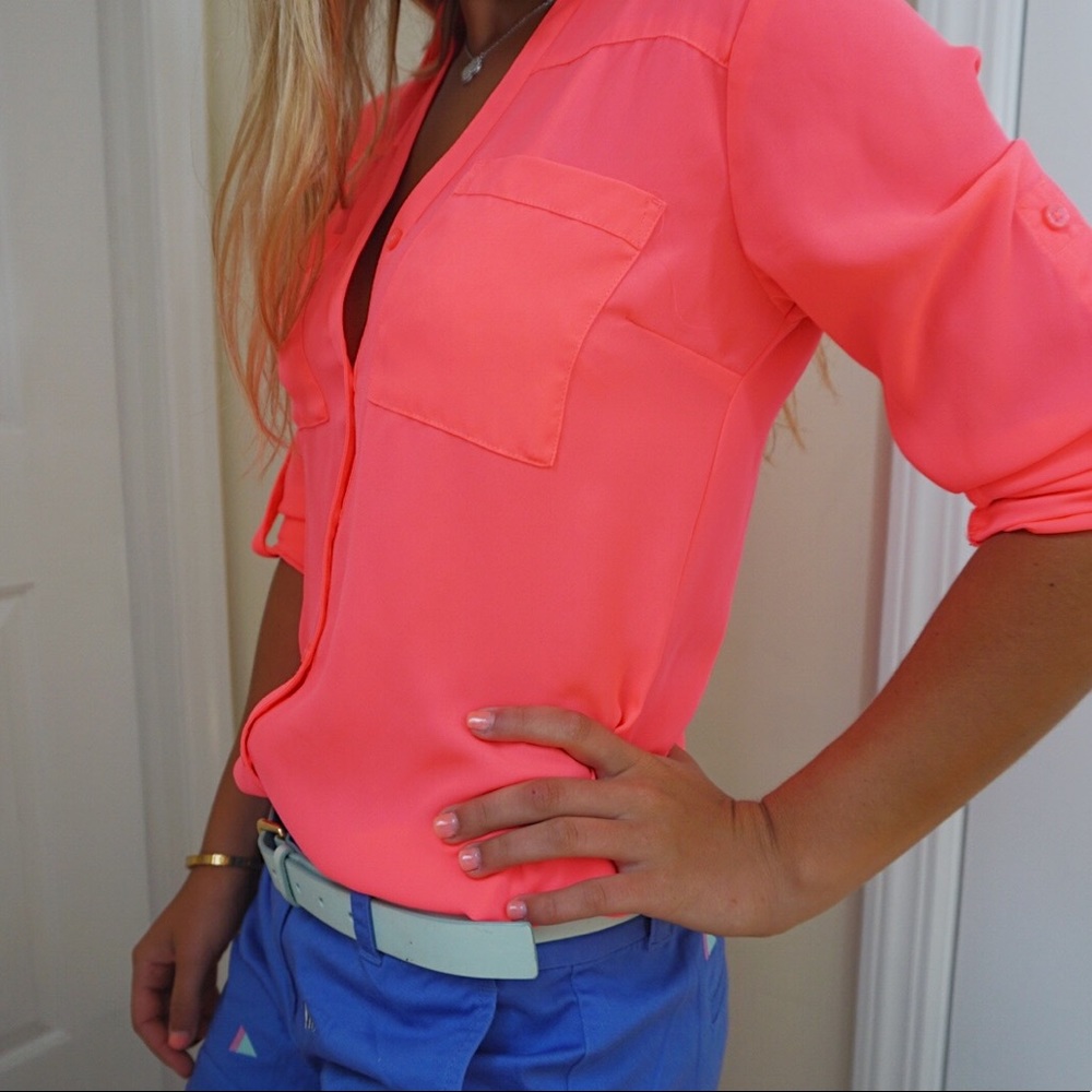 Pink button down - Picture 2 of 5