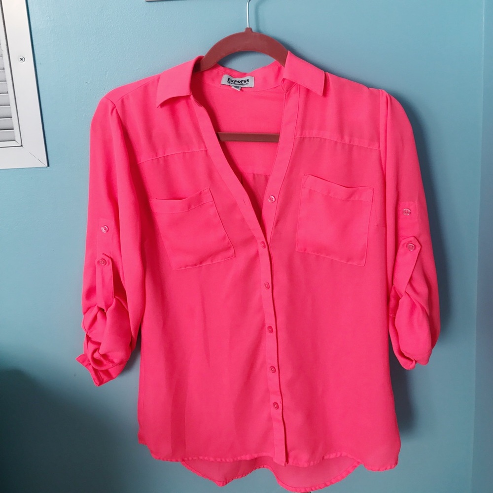 Pink button down - Picture 4 of 5