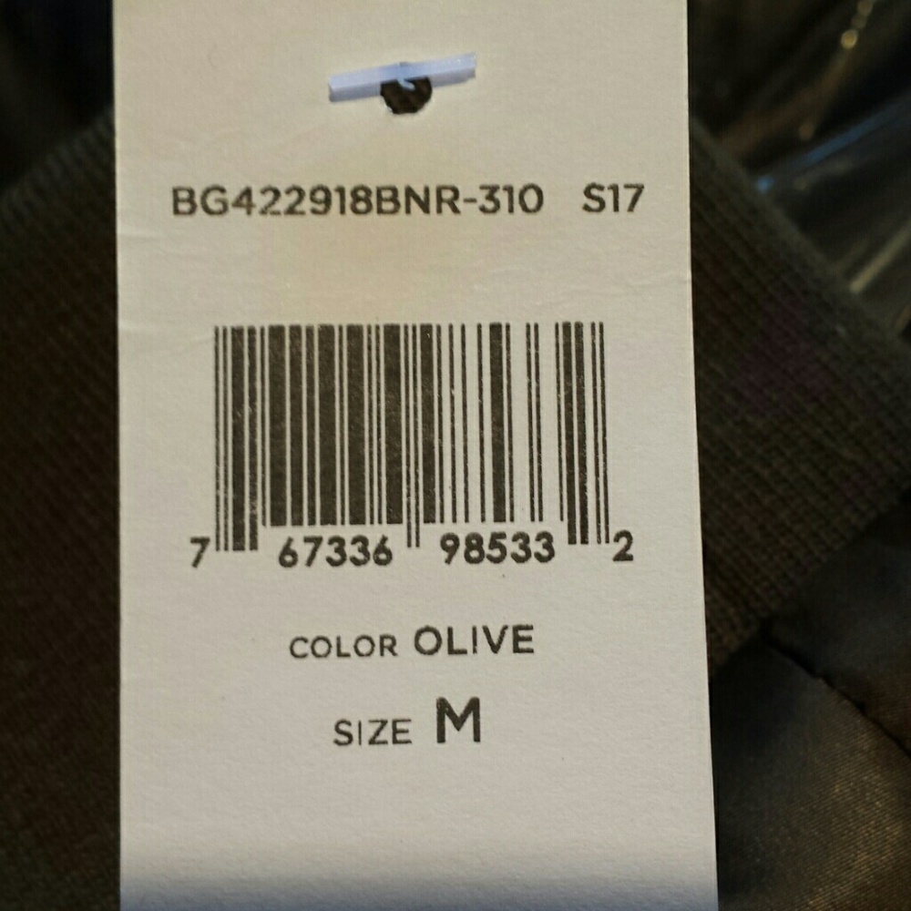 BCBGeneration Olive Quilted Bomber Jacket - Picture 7 of 8