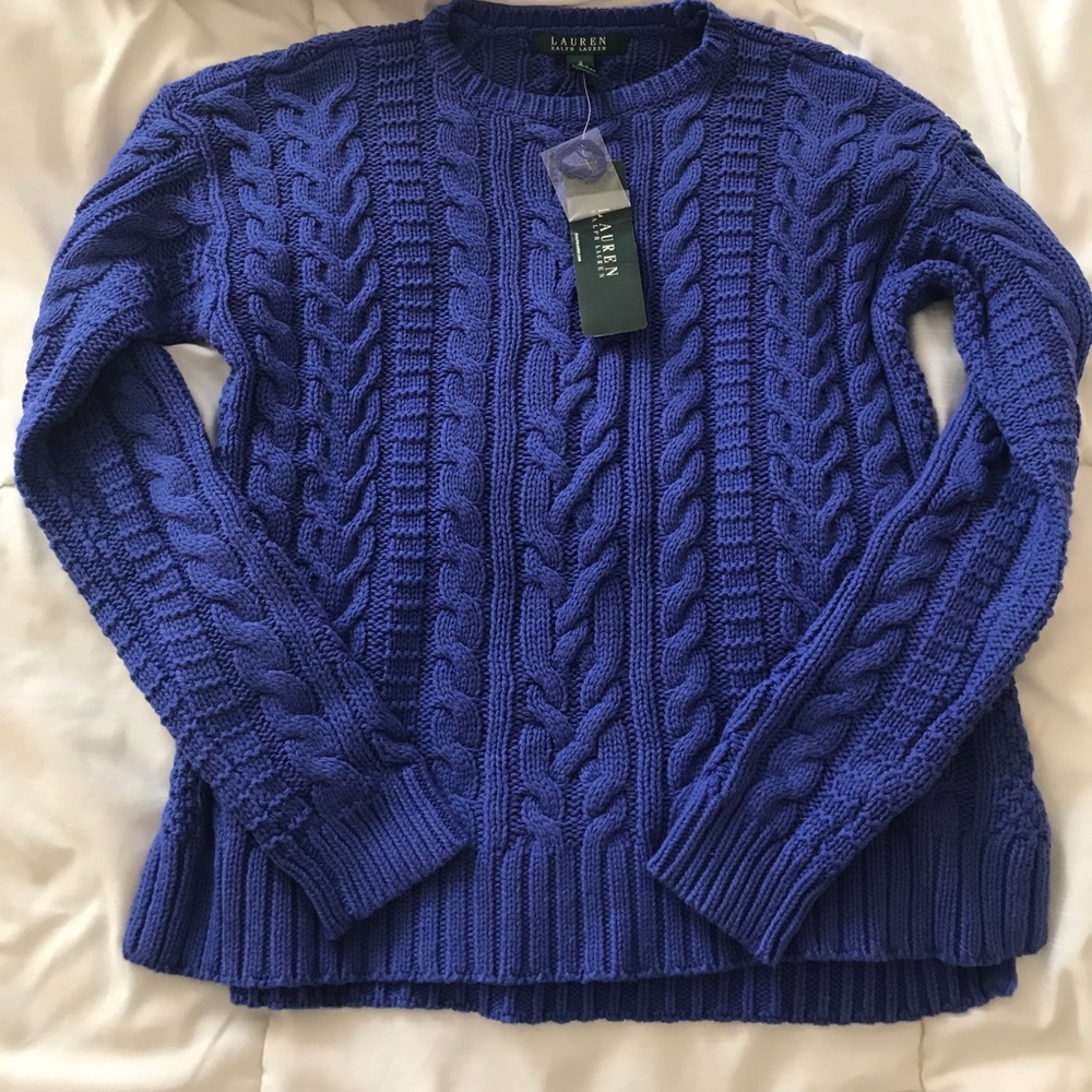 Purple Ralph Lauren sweater