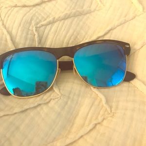 Ray-Ban Clubmaster Flash Lenses in Blue