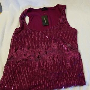 NWOT Express sequin tank