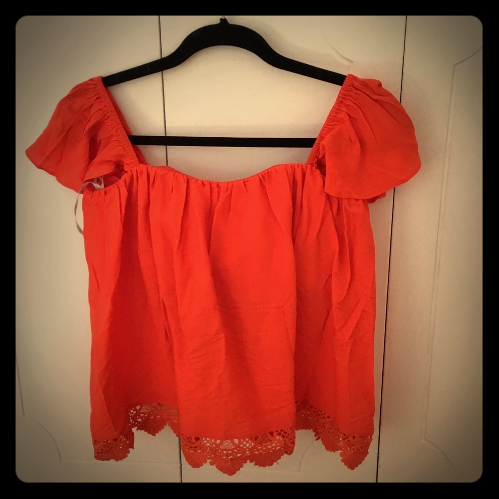 Lovers + Friends off the shoulder top