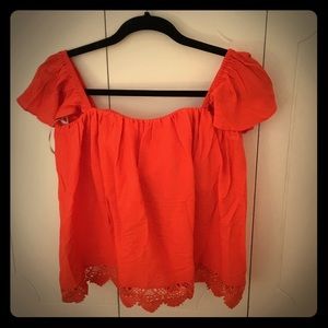 Lovers + Friends off the shoulder top