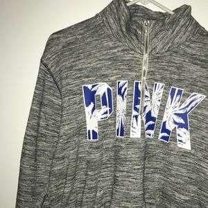 Victoria's Secret Pink quarter zip sweatshirt