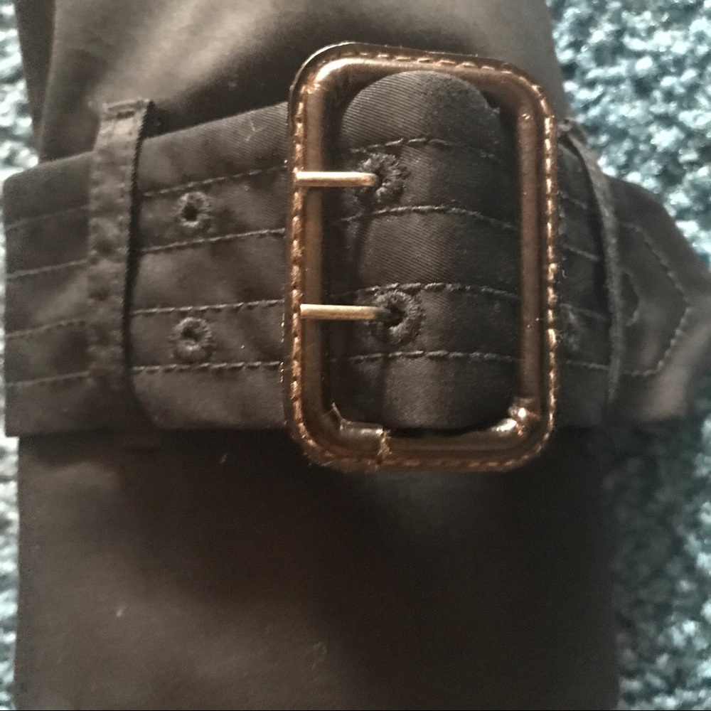 Black Banana Republic Trench Coat - Picture 5 of 7