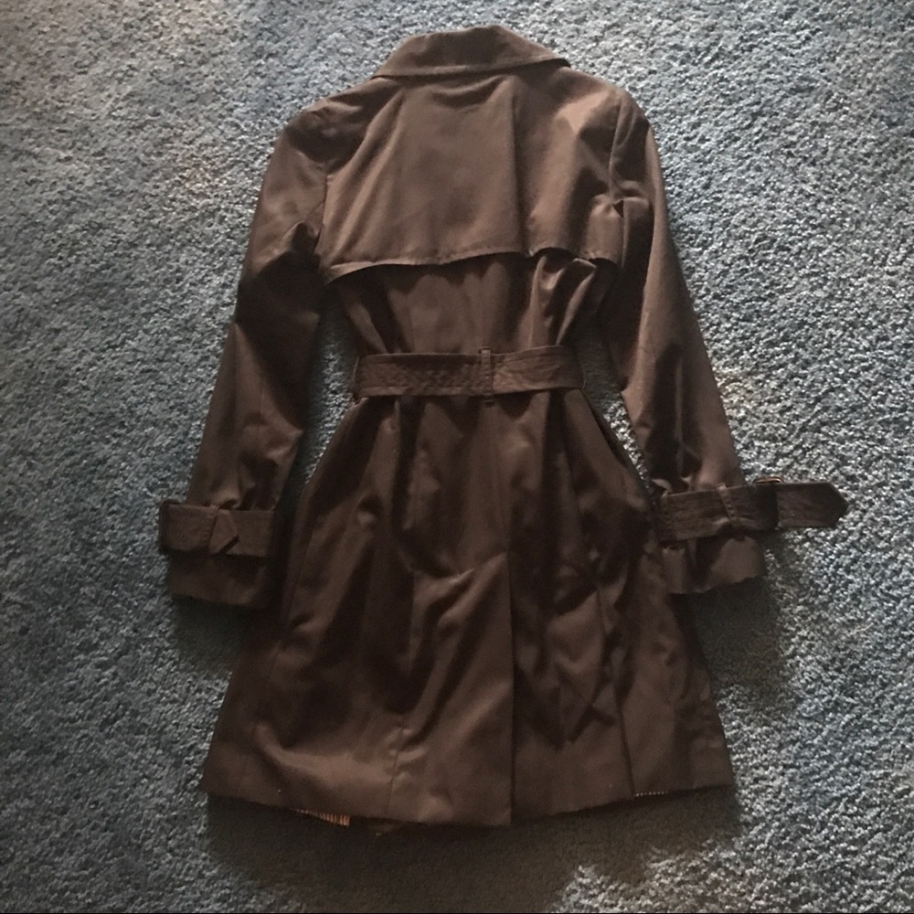 Black Banana Republic Trench Coat - Picture 7 of 7