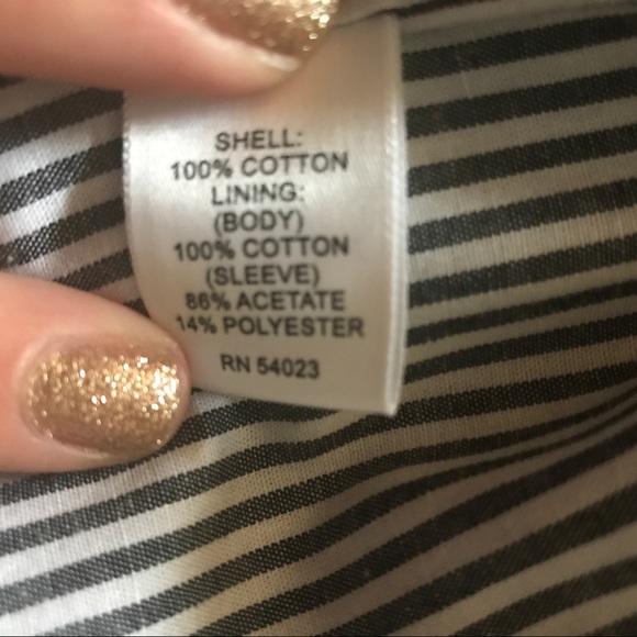 Black Banana Republic Trench Coat - Picture 4 of 7