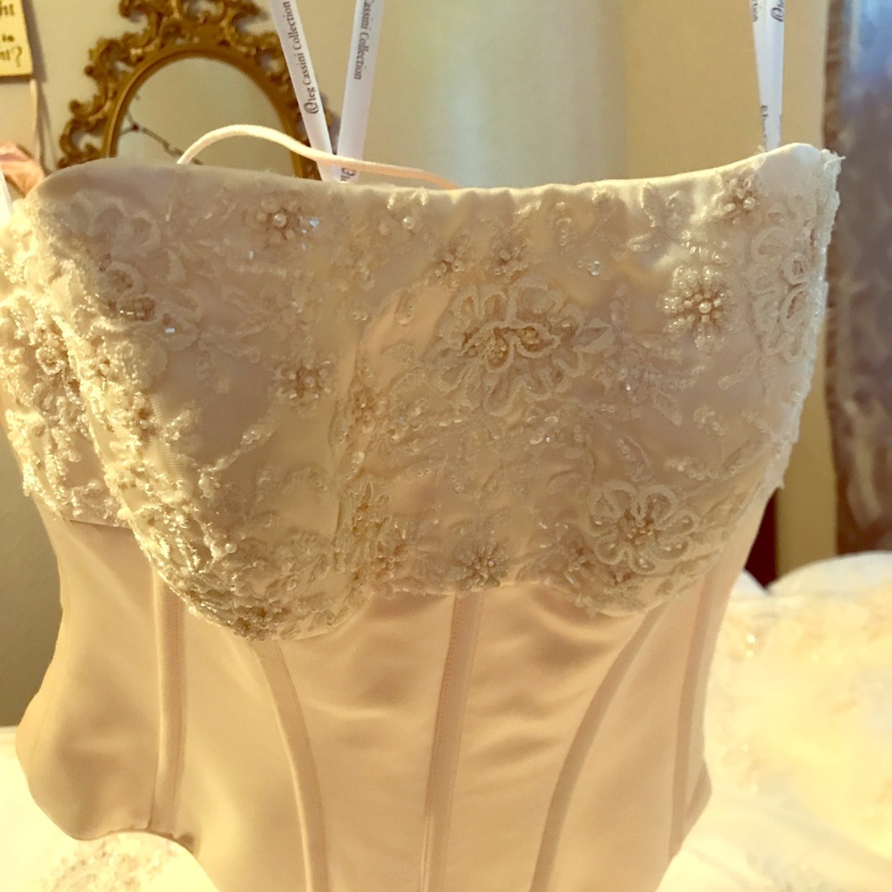 Oleg Cassini wedding gown