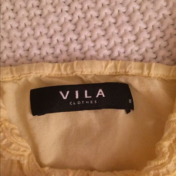 elegant yellow blouse - Picture 5 of 5