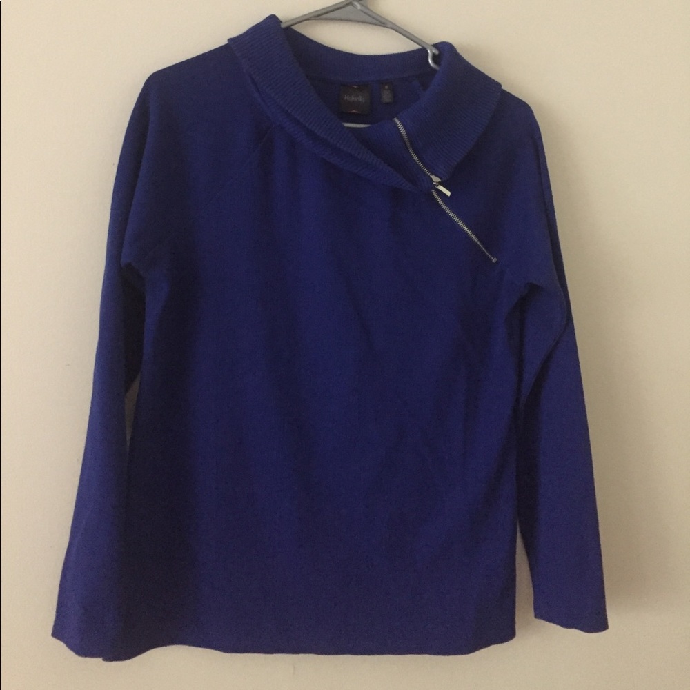 Dark Blue Rafaela Zipper Sweater💙