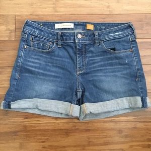 anthropologie denim shorts pilcro stet distressed