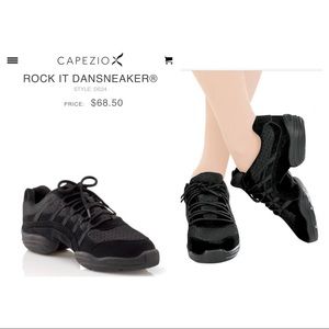 NEW Capezio Rock It Dance Sneakers Shoes SZ 8