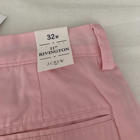 J. Crew pink khaki flat front shorts. 100% cotton - Picture 4 of 4
