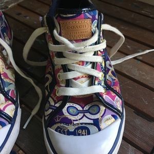 Rare Coach Poppy Sneakers Size 10