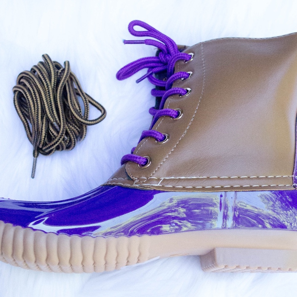 Purple Duck Boots - Picture 4 of 4
