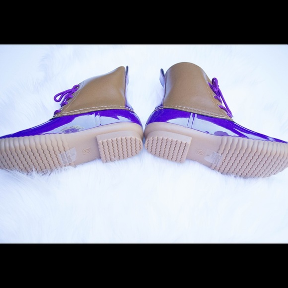 Purple Duck Boots - Picture 3 of 4