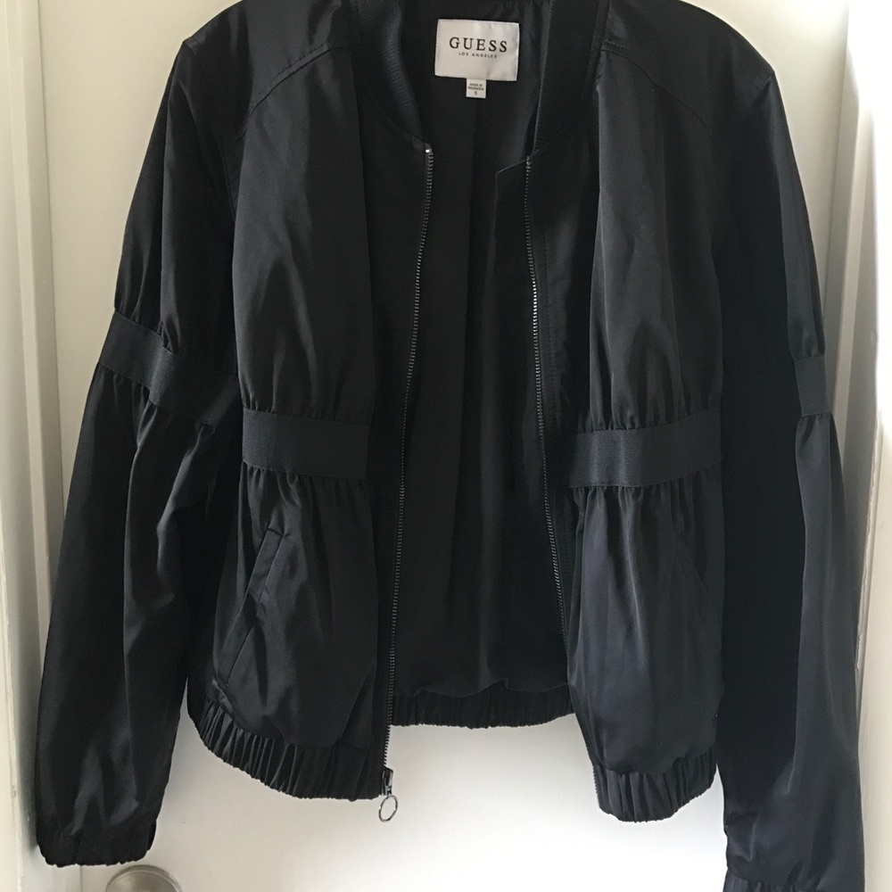 GUESS LS JOHNNY NYLON JACKET