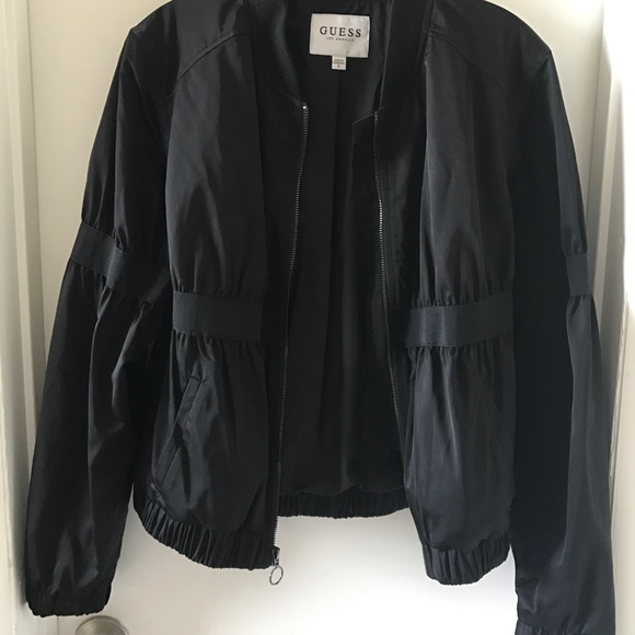 GUESS LS JOHNNY NYLON JACKET - Picture 1 of 5