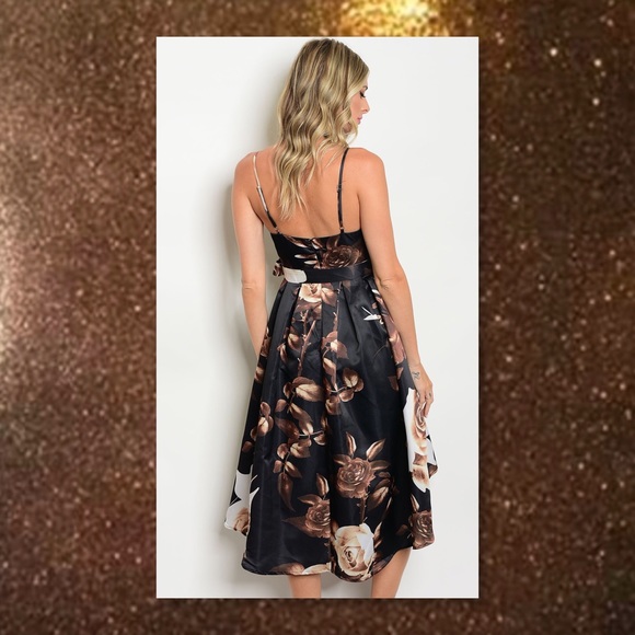 JUST IN🆕Gorgeous Versatile High Low V Cut Dress - Picture 2 of 3