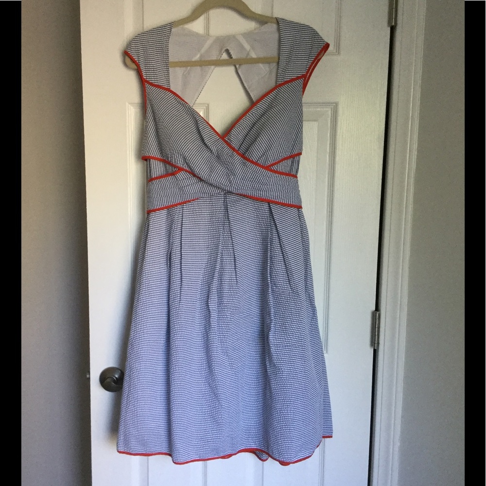 Jessica Simpson seersucker dress