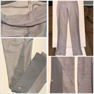 Lululemon 2 tone Side Panel Legging Pants SZ 8