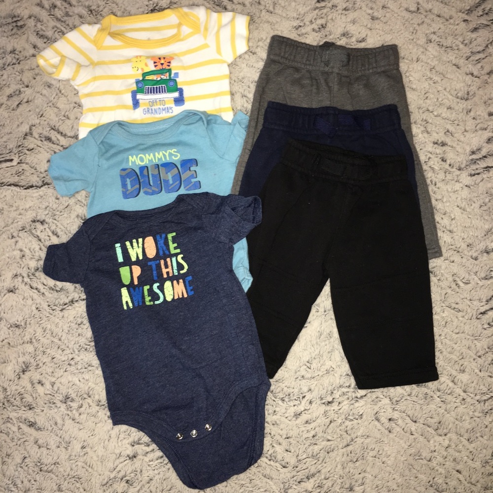 Cute 0-3 Mo Boys Bundle