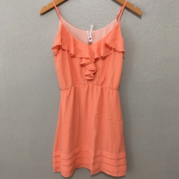 Pink Owl Dresses & Skirts - Pink Owl Dillard's Peach-Colored Dress