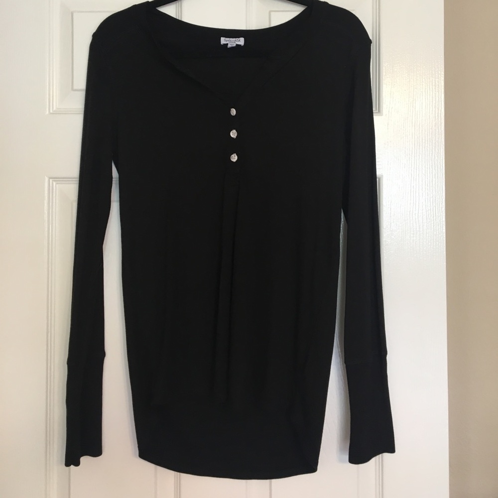 Splendid long sleeve cotton top