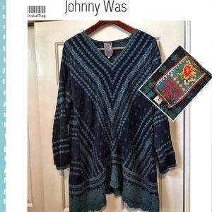 Johnny Was Boho Embroidered Tunic