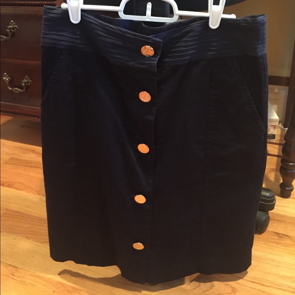 Navy Tory Burch Skirt