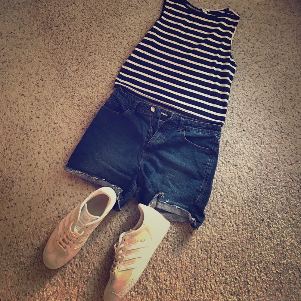 Urban outfitters high waisted jean shorts