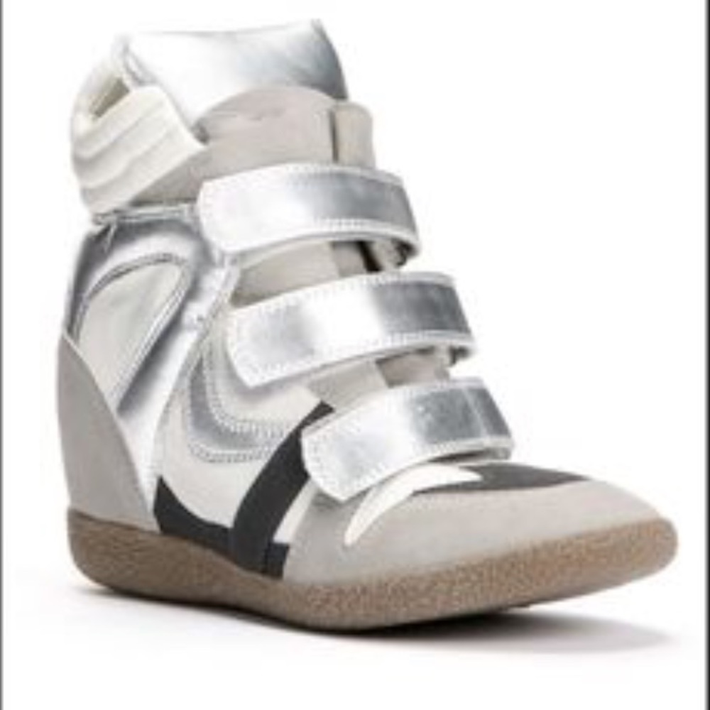 Grey/Silver High top sneakers