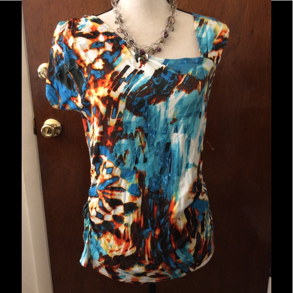 Stylish multi-color blouse